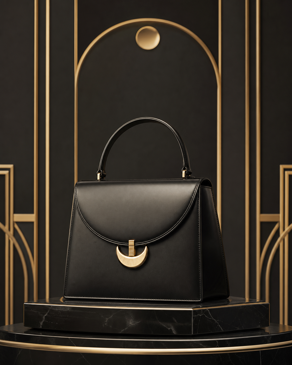 The Arc Bag — Noir Black
