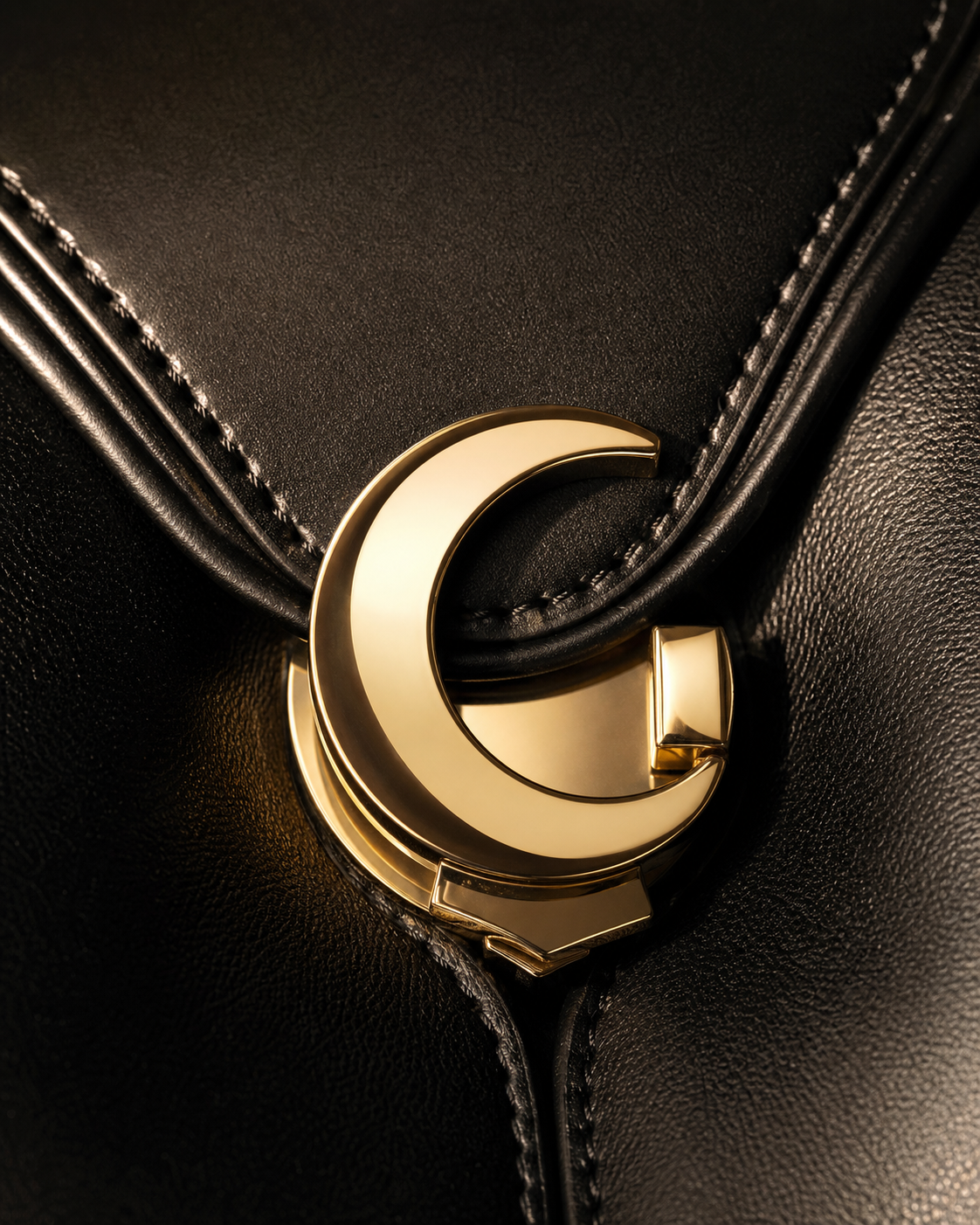 Crescent lock hardware detail