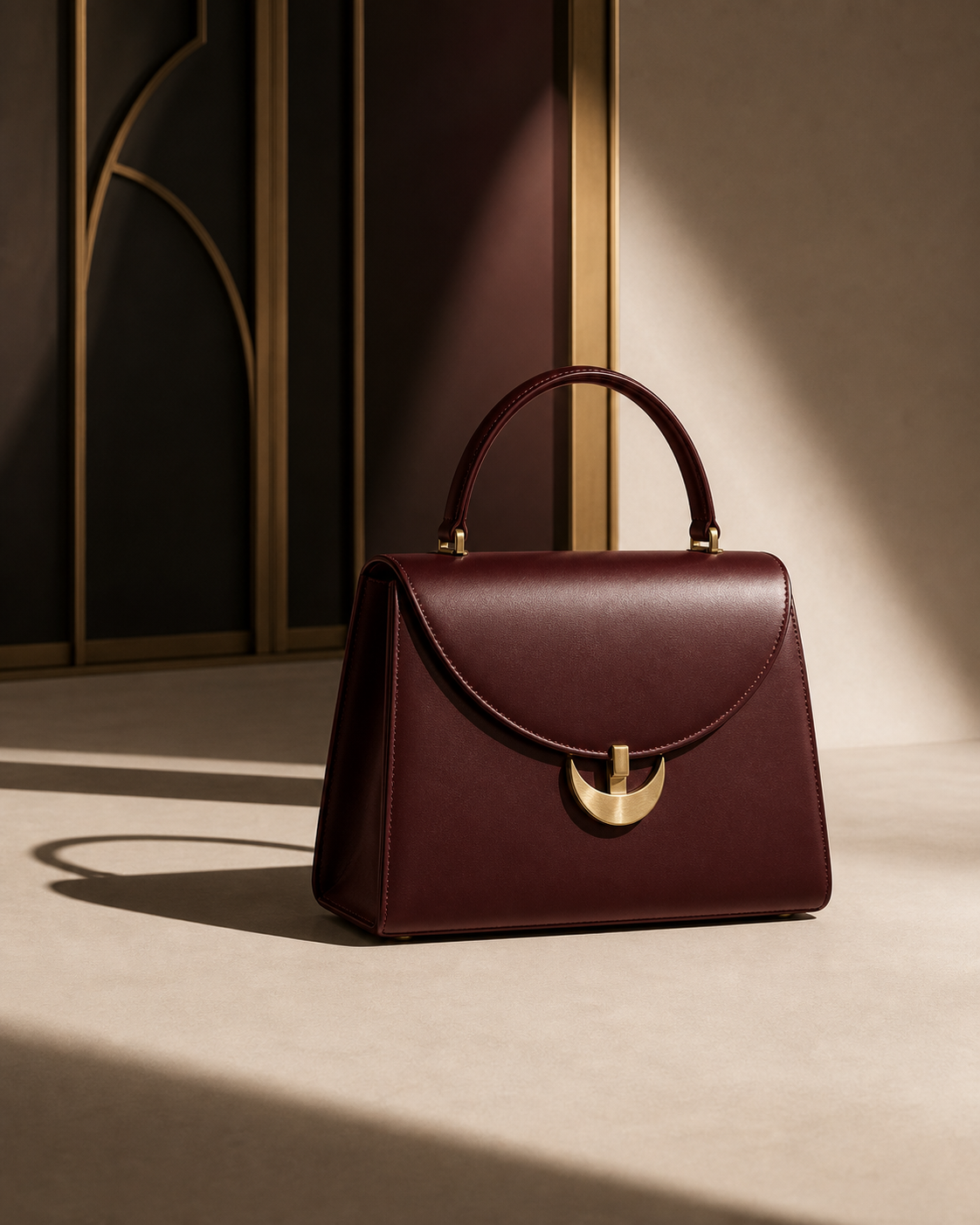 The Arc Bag — Oxblood